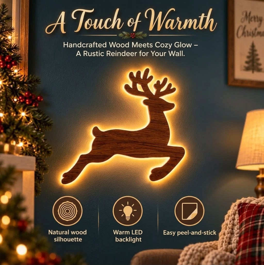 Magical Outdoor Glowing Reindeer Decor