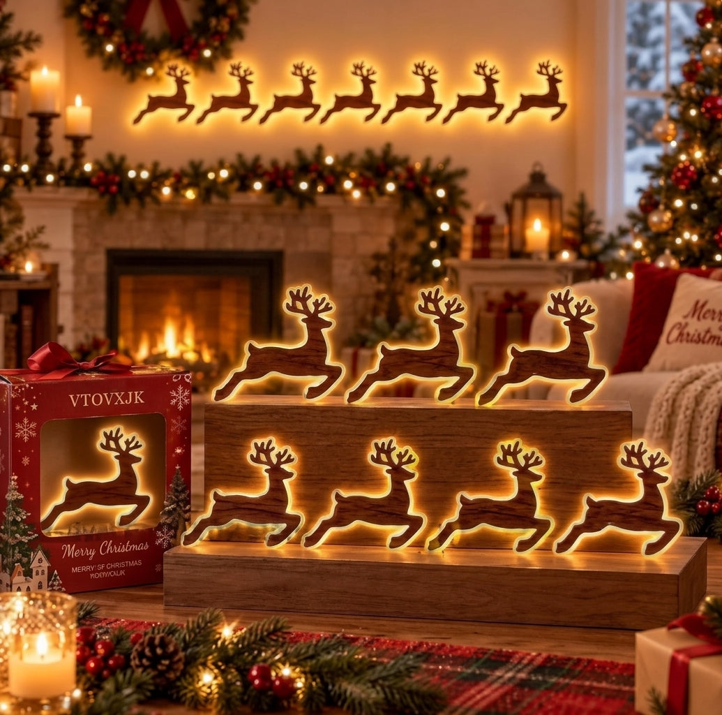 Magical Outdoor Glowing Reindeer Decor