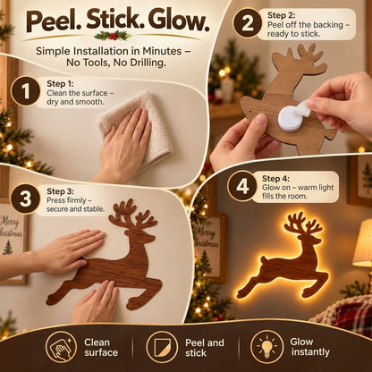 Magical Outdoor Glowing Reindeer Decor