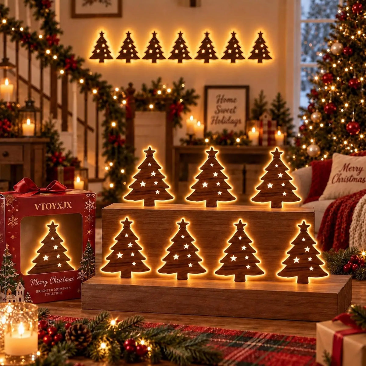 Magical Outdoor Glowing Reindeer Decor
